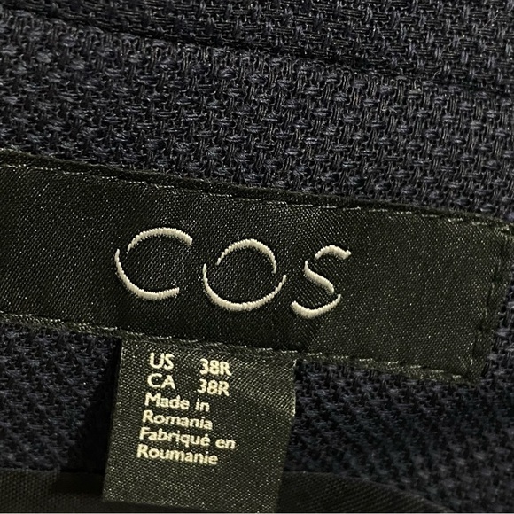 COS Navy Slim Fit Blazer - Picture 8 of 12